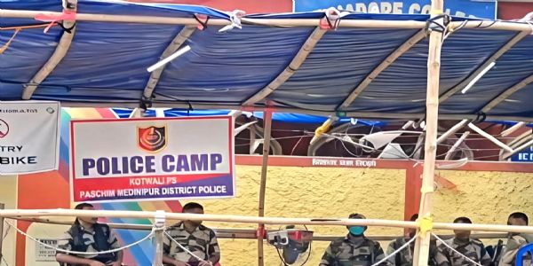 टीएमसी-भाजपा-विवादस्य अनन्तरं मतगणना-केन्द्रं दुर्गवत् परिवर्तितम्