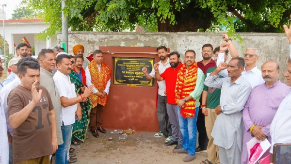 Canal development work worth Rs 30 lakh inaugurated in Kathua, providing safer and better roads to the people.