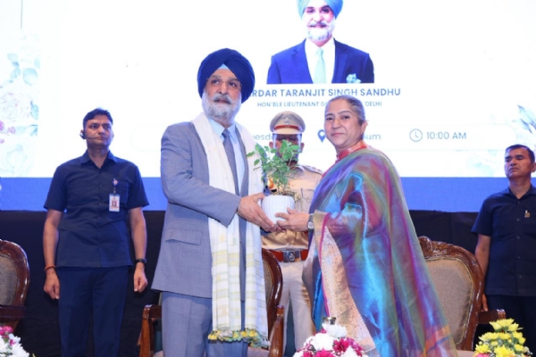 इंद्रप्रस्थ महिला महाविद्यालय का ‘समन्वय 2026’ में दिल्ली के उपराज्यपाल।