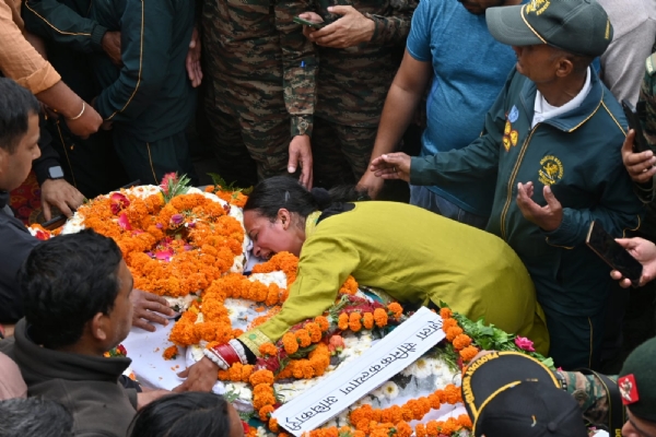 सिक्किम में शहीद हुए विकास कुमार को पिथौरागढ़ में श्रद्धांजलि