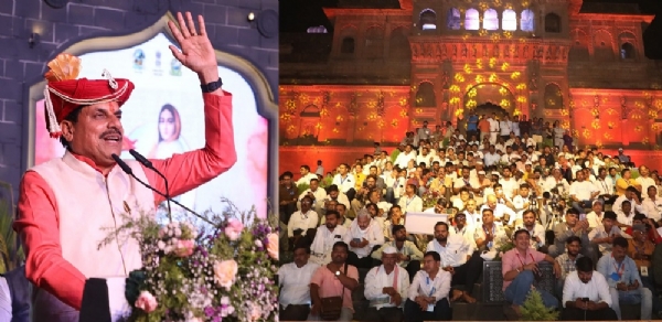 महेश्वर में “गोदा से नर्मदा” जलयात्रा के समापन समारोह