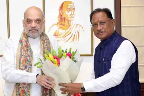 छत्तीसगढ़ के मुख्यमंत्री साय और केंद्रीय गृह मंत्री शाह की मुलाकात फाइल फाेटाे छत्तीसगढ़ के मुख्यमंत्री साय और केंद्रीय गृह मंत्री शाह की मुलाकात फाइल फाेटाे