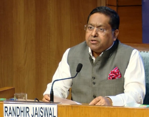 पत्रकार वार्ता में विदेश मंत्रालय के प्रवक्ता रणधीर जायसवाल