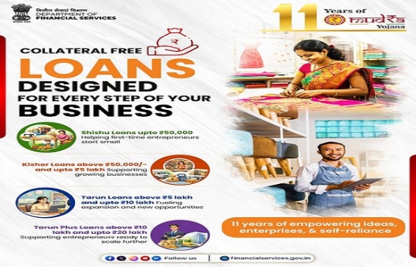 प्रधानमंत्री मुद्रा योजना के जारी लोगो का प्रतीकात्मक चित्र प्रधानमंत्री मुद्रा योजना के जारी लोगो का प्रतीकात्मक चित्र