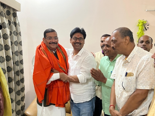 राज्यसभा सांसद दीपक प्रकाश का देवघर आगमन