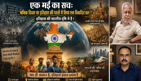 मजदूर दिवस पर बोले - भारतीय मजदूर संघ के राष्ट्रीय उपाध्यक्ष पवन कुमार