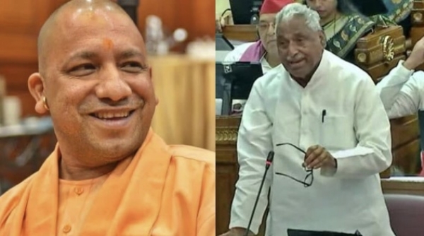 मुख्यमंत्री योगी आदित्यनाथ एवं नेता विरोधी दल माता प्रसाद पांडेय
