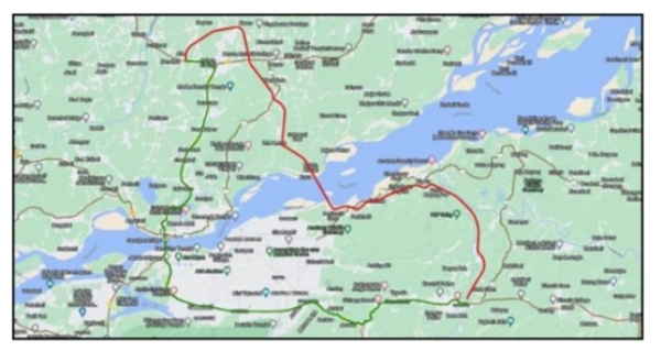 Guwahati Ring Road Project Map.