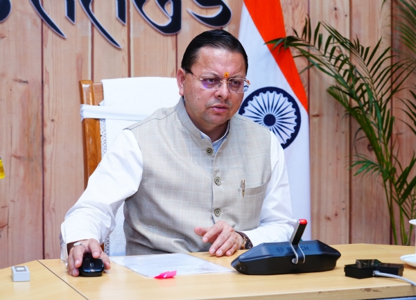 मुख्यमंत्री धामी। मुख्यमंत्री धामी।