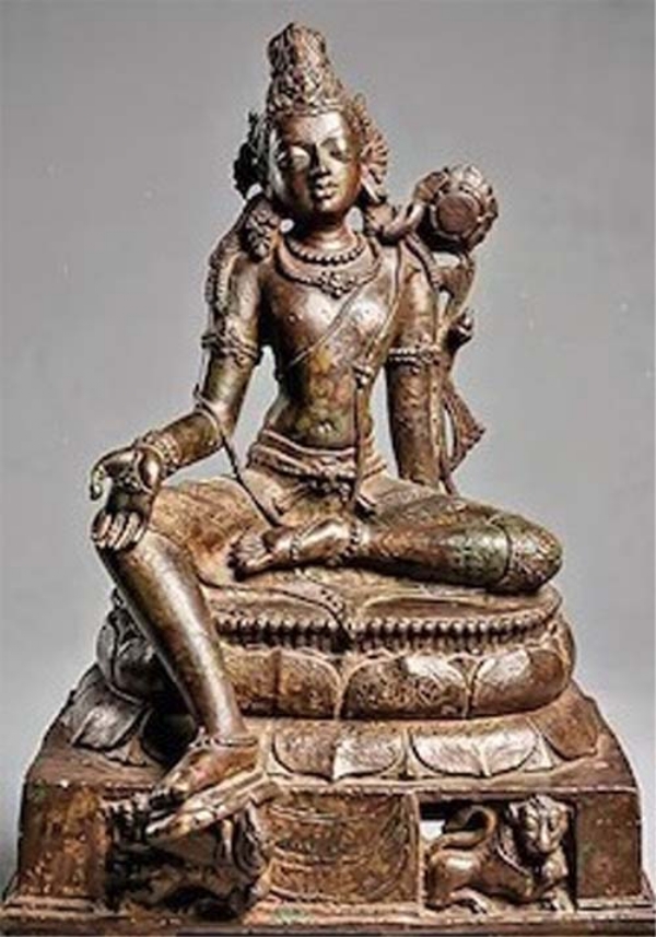 भगवान अवलोकितेश्वर की दुर्लभ कांस्य प्रतिमा भगवान अवलोकितेश्वर की दुर्लभ कांस्य प्रतिमा