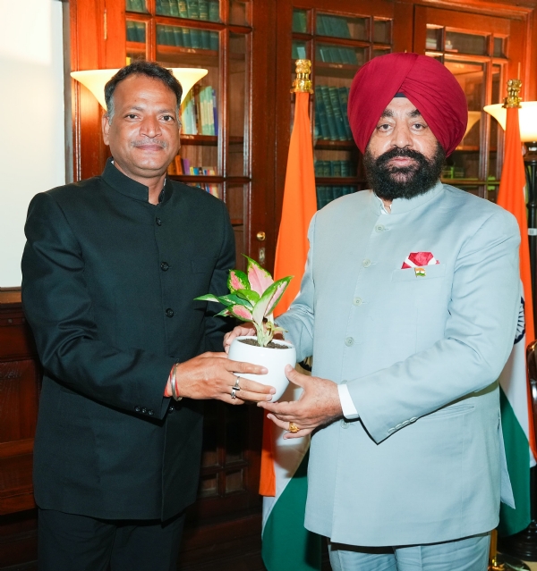 राज्यपाल से शिष्टाचार भेंट करते सीडीओ। राज्यपाल से शिष्टाचार भेंट करते सीडीओ।