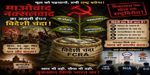 समक्षम् आगतं सत्यम् -माओवाद कन्वर्जन इत्याभ्याम् उर्वरकं कार्यं करोति वैदेशिकं अंशदानम्