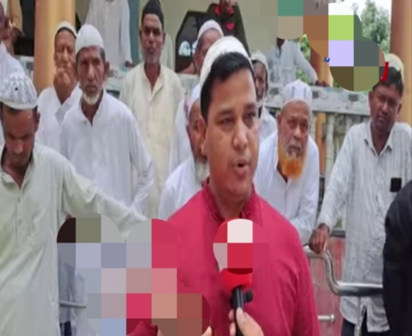 Image of the Madhopur Muslim Families, who have Decide Against Cow Sacrifice During Eid.