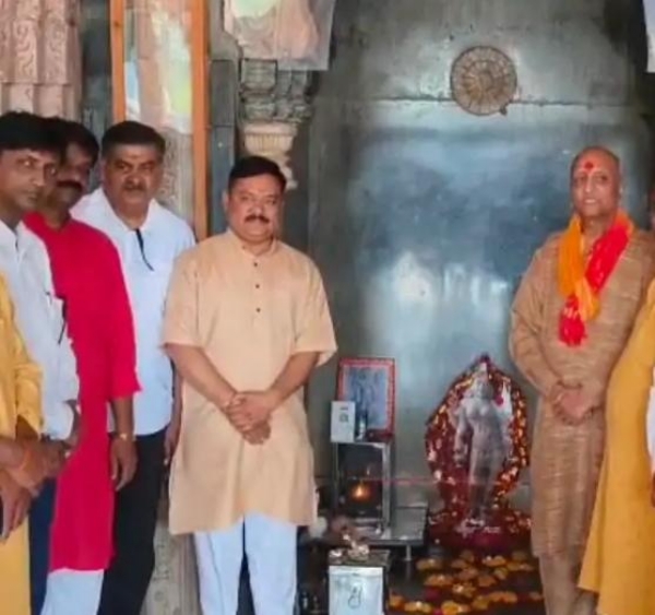भोजशाला गर्भ ग्रह में श्री सांवला