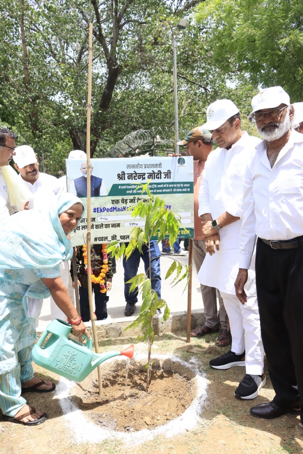नई दिल्ली में ‘एक पेड़ मां के नाम’ अभियान के तहत पौधारोपण करते एनडीएमसी के उपाध्यक्ष कुलजीत सिंह चहल, स्थानीय निवासी और आरडब्ल्यूए सदस्य। नई दिल्ली में ‘एक पेड़ मां के नाम’ अभियान के तहत पौधारोपण करते एनडीएमसी के उपाध्यक्ष कुलजीत सिंह चहल, स्थानीय निवासी और आरडब्ल्यूए सदस्य।