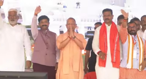 प्रयागराज नगर निगम के नवनिर्मित सदन भवन के लोकार्पण कार्यक्रम का छाया चित्र प्रयागराज नगर निगम के नवनिर्मित सदन भवन के लोकार्पण कार्यक्रम का छाया चित्र