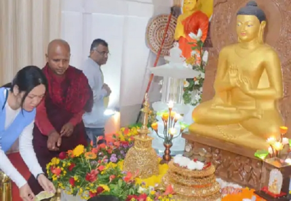 सांची में रखे भगवान बुद्ध के परम शिष्यों के पवित्र अवशेष (फाइल फोटो) सांची में रखे भगवान बुद्ध के परम शिष्यों के पवित्र अवशेष (फाइल फोटो)