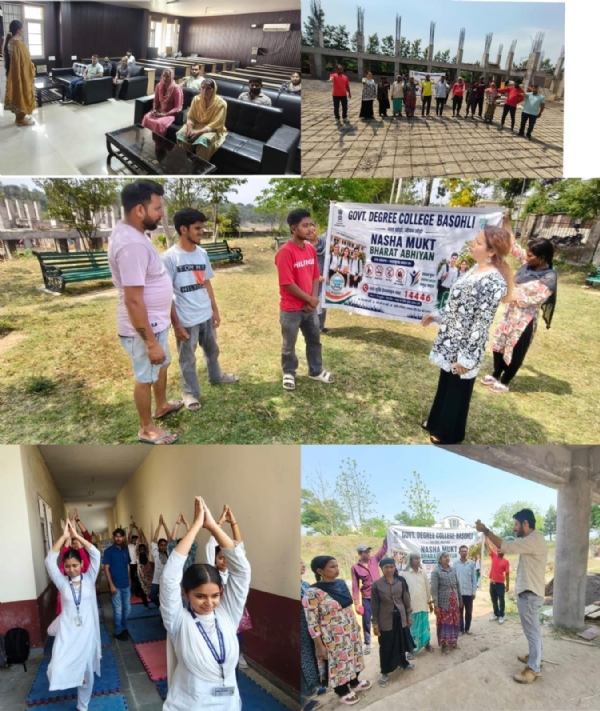 Series of awareness programmes organised at GDC Basohli under Drug Free Jammu Kashmir Campaign