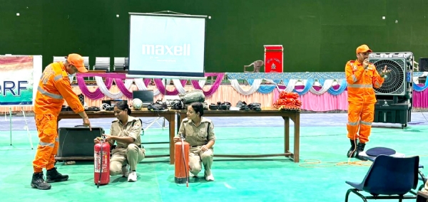 प्रशिक्षण के दौरान