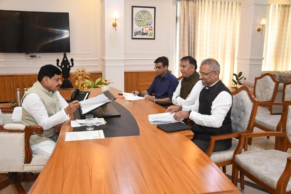 मुख्यमंत्री डॉ. मोहन यादव से मिले ग्रीनको ग्रुप के कार्यकारी निदेशक नरसिम्हा राव बंडारू