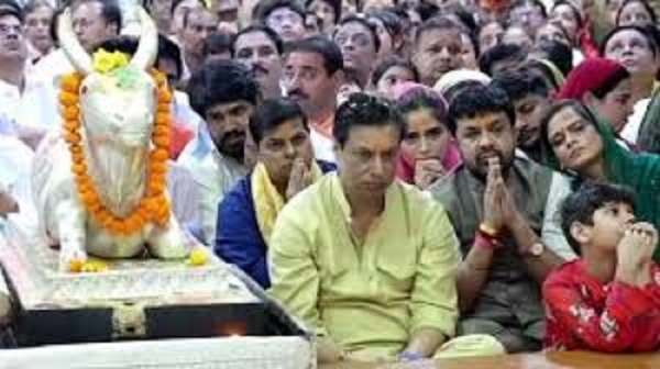 उज्जैन बाबा महाकाल की शरण में पहुंचे फिल्म निर्माता मधुर भंडारकर