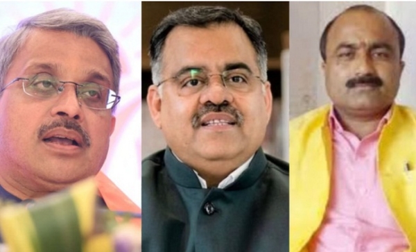 मप्र से राज्यसभा के तीनों उम्मीदवारों की तस्वीर मप्र से राज्यसभा के तीनों उम्मीदवारों की तस्वीर