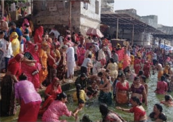 Panch Tirtha Snan begins in Tirtharaj Pushkar Sarovar in Adhik Maas