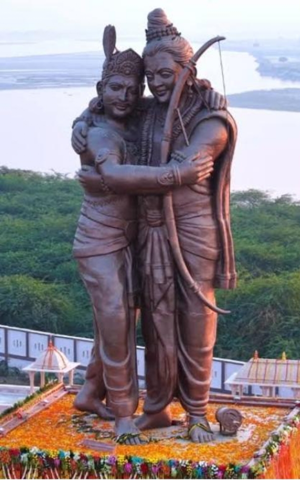 प्रयागराज के श्रृंगवेरपुर में स्थापित हुई मूर्ति एवं पार्क का छाया चित्र प्रयागराज के श्रृंगवेरपुर में स्थापित हुई मूर्ति एवं पार्क का छाया चित्र