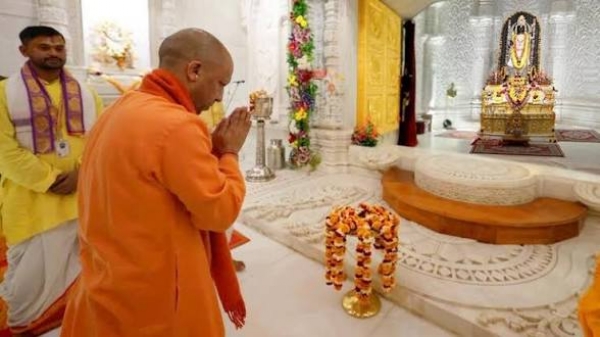 मुख्यमंत्री योगी आदित्यनाथ अयोध्या फ़ाइल फोटो