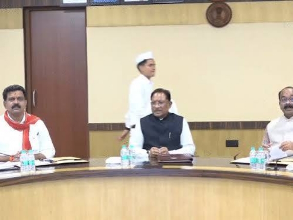 मुख्यमंत्री साय की अध्यक्षता में कैबिनेट की बैठक,फाइल फोटो मुख्यमंत्री साय की अध्यक्षता में कैबिनेट की बैठक,फाइल फोटो