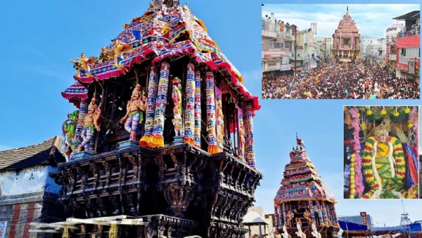 नेल्लैयप्पर मंदिर का रथोत्सव भव्य उत्साह के साथ शुरू नेल्लैयप्पर मंदिर का रथोत्सव भव्य उत्साह के साथ शुरू