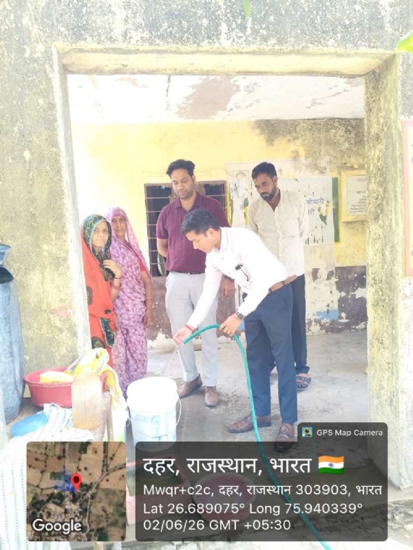 जल योजनाओं का निरीक्षण