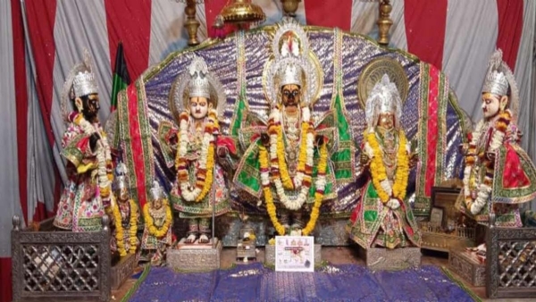 श्री रामचंद्र जी मंदिर में मनेगा भव्य फूल बंगला उत्सव:पचरंगा फूलों से सजेगा राम दरबार