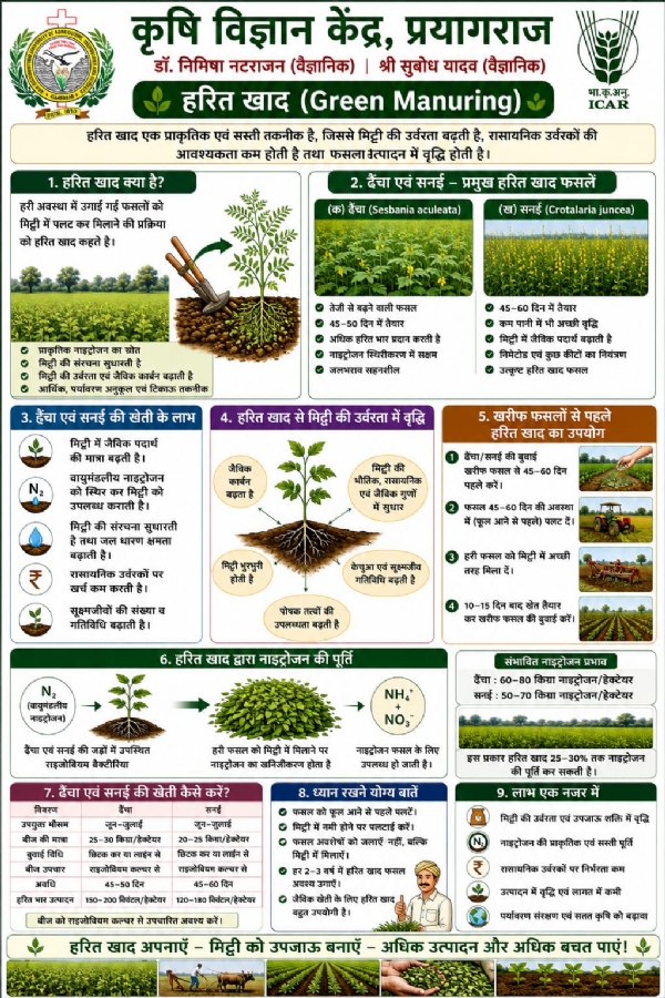 प्रयागराज कृषि विज्ञान केन्द्र द्वारा जारी एडवाइजरी प्रयागराज कृषि विज्ञान केन्द्र द्वारा जारी एडवाइजरी