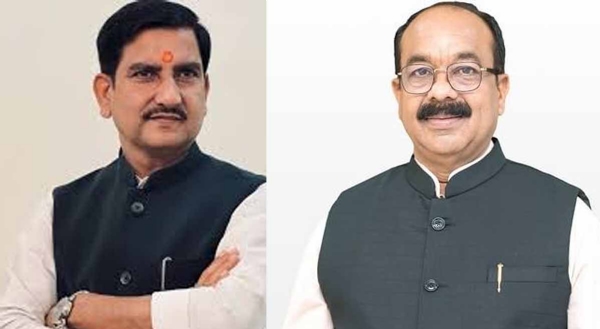 केंद्रीय राज्यमंत्री ताेखन साहू और उप मुख्यमंत्री अरुण साव फाइल फाेटाे
