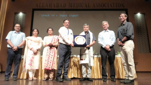 इलाहाबाद मेडिकल एसोसिएशन द्वारा आयोजित कार्यक्रम का छाया चित्र
