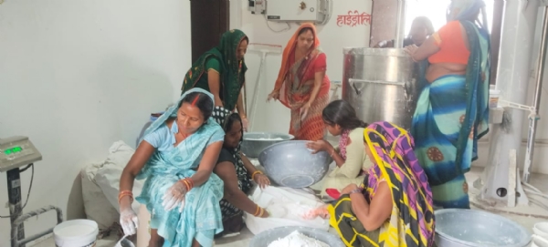 समूह की महिलाओं की फोटो