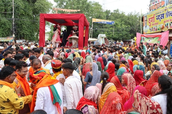 सीहोर में निकली भगवान जगदीश स्वामी की भव्य रथयात्रा