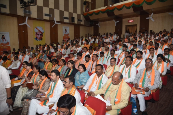 कार्यशाला में उपस्थित भाजपा पदाधिकारी कार्यशाला में उपस्थित भाजपा पदाधिकारी