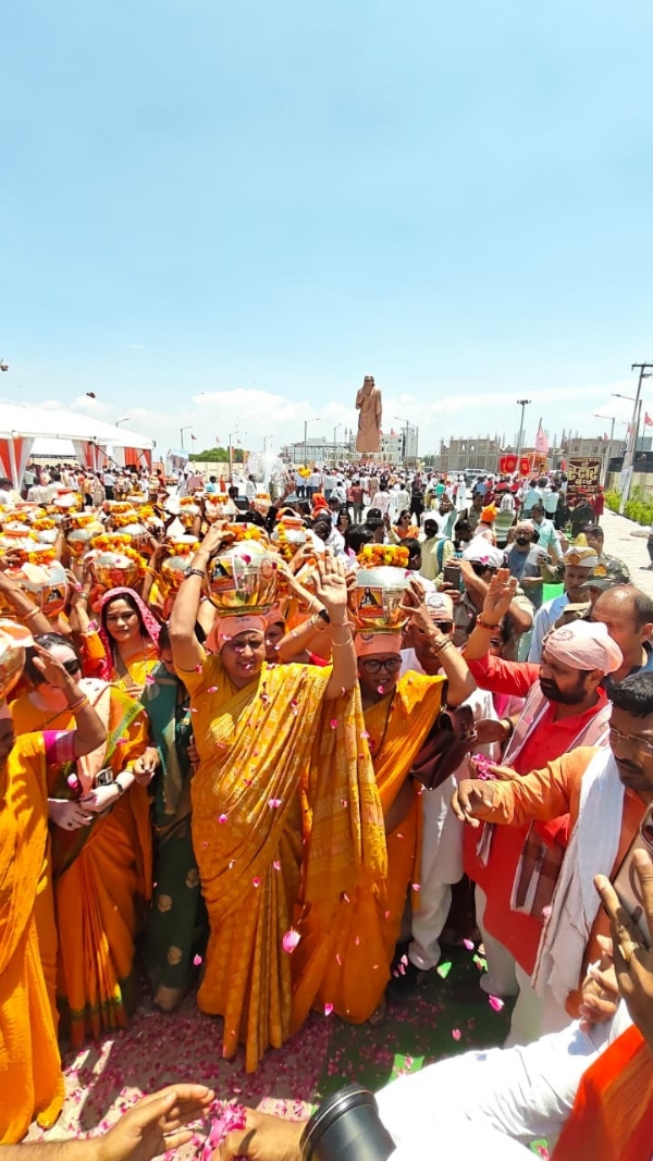 संत रविदास के जन्मस्थली का नजारा