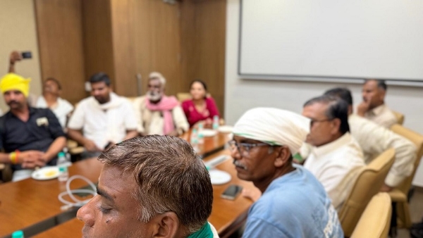 किसानों के साथ कृषि मंत्री कंषाना ने की बैठक