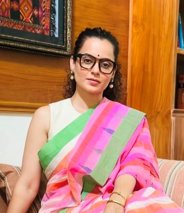 भाजपा सांसद कंगना रनौत। भाजपा सांसद कंगना रनौत।