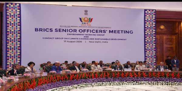 ब्रिक्स देशानां पर्यावरण कार्य समूहस्य उपवेशने जलवायु परिवर्तनेन सहिते सतत विकासे मंथनम्