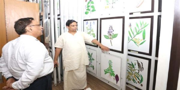 पतञ्जलौ विश्वस्य बृहत्तम: औषधीयवनस्पतिकलासङ्ग्रहालय:
