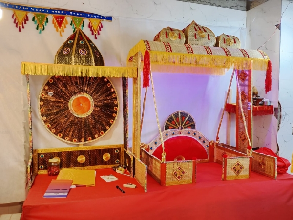 उत्सवपूर्व बप्पा की पर्यावरण पूरक सुसज्जा से मूक बधिर बच्चों को  रोजगार का अवसर मिला