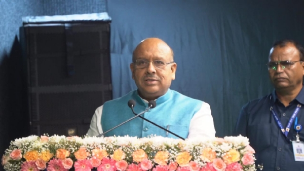 दिल्ली विधानसभा अध्यक्ष विजेंद्र गुप्ता शनिवार को वाइस चांसलर्स कॉन्क्लेव के उद्घाटन समारोह को संबोधित करते हुए