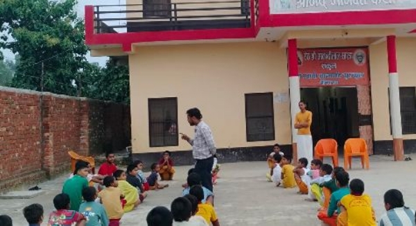 खेल के माध्यम से संस्कृत सीखते बटुक