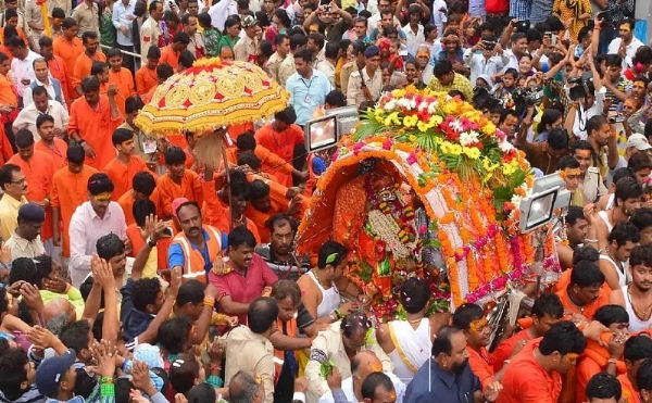 उज्जैन में निकली भगवान महाकाल की श्रावण मास की दूसरी सवारी