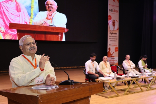 राष्ट्रीय स्वयंसेवक संघ के अखिल भारतीय प्रचार प्रमुख सुनील आंबेकर  का छायाचित्र