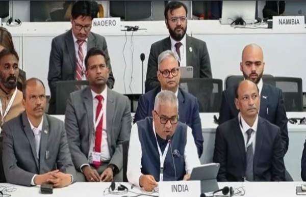 उलानबतार में बोलते केंद्रीय पर्यावरण, वन एवं जलवायु परिवर्तन मंत्री भूपेंद्र यादव। उलानबतार में बोलते केंद्रीय पर्यावरण, वन एवं जलवायु परिवर्तन मंत्री भूपेंद्र यादव।
